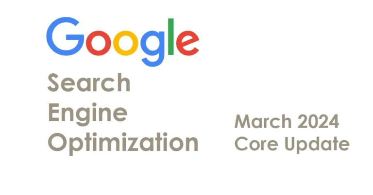 Google SEO Update March 2024